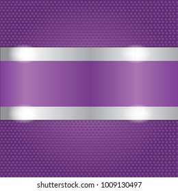 Metallic abstract violet background with carbon texture