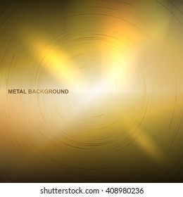 Metallic background brushed polished copper texture,  created with gradient mesh. Vector EPS 10.