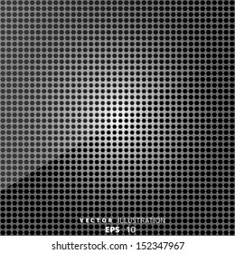 Metallic background with carbon texture