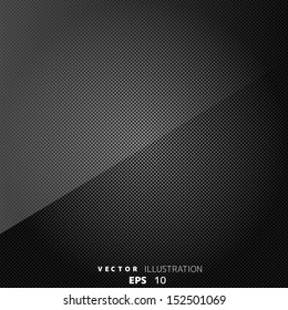 Metallic background with carbon texture