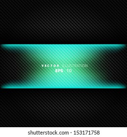 Metallic background with carbon texture and lines