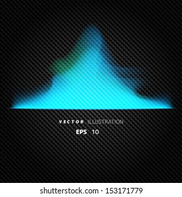 Metallic background with carbon texture and lines