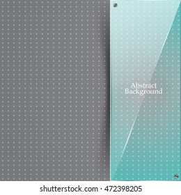 Metallic background with glass framework. 
