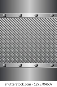 metallic background and grate metal

