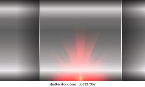 The metallic background with light effects