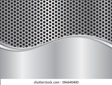 metallischer Hintergrund und Metallgeruch