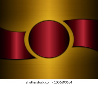 Metallic background, metal perforated texture, vector illustration