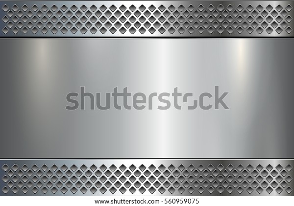 金属の背景 金属板のテクスチャ ベクター研磨金属 のベクター画像素材 ロイヤリティフリー