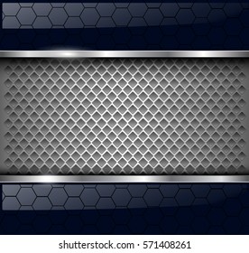 Metallic background, shiny metal elegant texture, vector illustration.