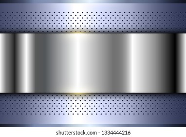 Background Polished Metal Texture Vector Stock Vector (Royalty Free ...