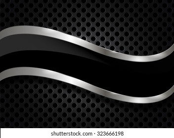 metallic background with space for writing