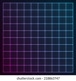 Metallic background with square pattern black and blue colors. Grid texture. Vector illustration