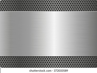 metallic background with steel texture