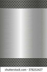 metallic background with steel texture