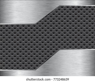 metallic background for your message