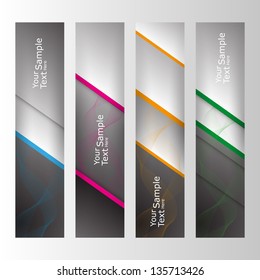 Metallic Banner set