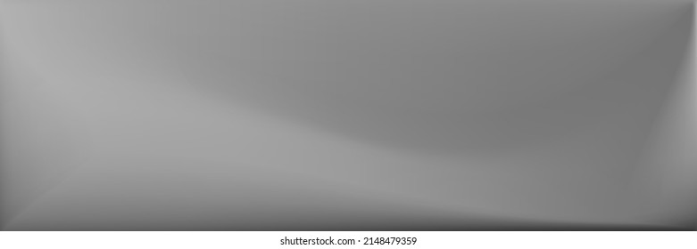 Metallic  Black and white Trendy Background. Alluminium Water Wavy Gradient Mesh. Gray Silver Modern Design Backdrop. Vibrant Blurred Texture Illustration. Grey Wavy Gradient Mesh.