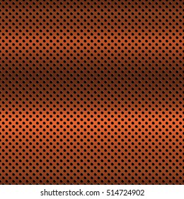 Metallic bronze hole background texture