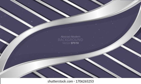 Placa metálica cromada de pizarra morada elegante geométrica abstracta de marco moderno fondo vectorial tecnico tecnico tecnico futurista decoración estampada, diseño lujoso y fuerte para la web y la plantilla de impresión