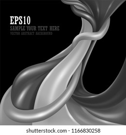 Metallic color abstract design background satin smooth texture. vector illustration.