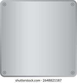 Metallic design square frame illustration