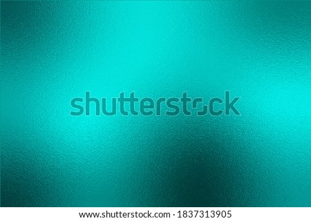 Metallic effect foil. Teal background. Turquoise sparkle texture. Cyan color marble. Blue green metal surface. Backdrop glitter design for business, invitation, cards, prints. Vector illustration 