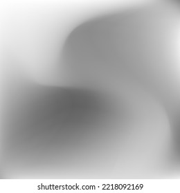 Fondo de degradado plateado de agua ondulada con fluido metálico. Suave Superficie suave y gris del cielo oscuro. La Luz De Aluminio Líquido Desdibuja La Malla De Gradiente De Swirl Cálido. Papel de escritorio dinámico de curvo tranquilo monocromático.