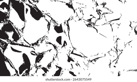 Metallic Foil Texture on White Background for Luxury, Reflective, or Shiny Design Elements