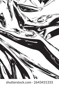 Metallic Foil Texture on White Background for Luxury, Reflective, or Shiny Design Elements