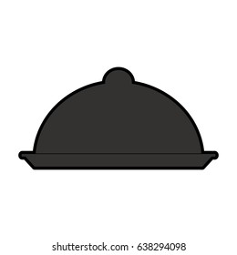metallic food tray icon image 
