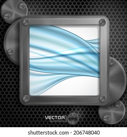 Metallic Frame With Screws