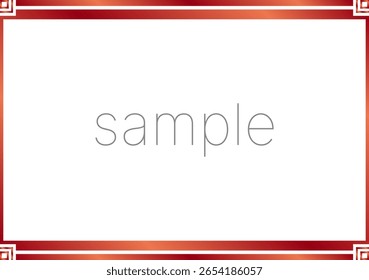 Moldura metálica. Textura da superfície metálica lisa. Vermelho