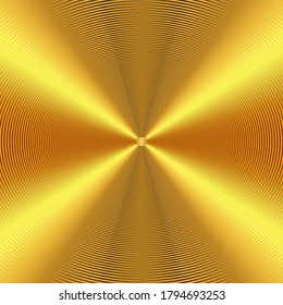 Metallic geometric background from gold texture. Vector graphics for design and decoration.

