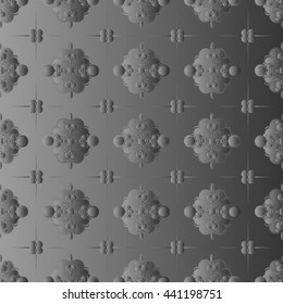 Metallic geometric pattern. Texture of the steel