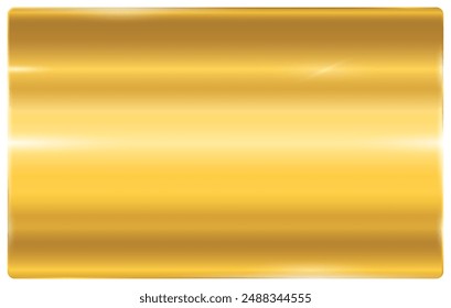 Metallic gold gradient. A plate with a foil texture. A pattern of shiny metallic gradient. Vector EPS 10.