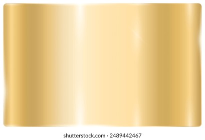 Metallic gold gradient. A plate with a foil texture. A pattern of shiny metallic gradient. Vector illustration.