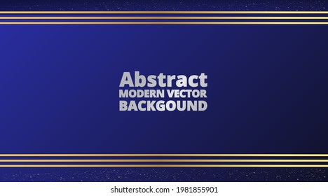 Metallic golden navy royal blue 3d art deco elegant realistic geometric abstract modern vector background techno rippled decoration, luxury strong design for decoration, shiny creative pattern