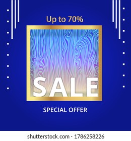 Metallic golden stage  realistic, round platform and realistic frame minimal background, 3d scene for product presentation or mockup. Sale promo podium, for winner, advertising.