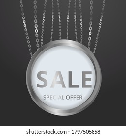 Metallic golden stage  realistic, round platform and realistic frame minimal background, 3d scene for product presentation or mockup. Sale promo podium, for winner, advertising.