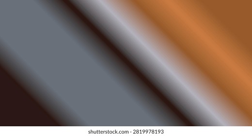 A metallic gradient with diagonal stripes in shades of gray, brown, and orange, creating a modern abstract background.