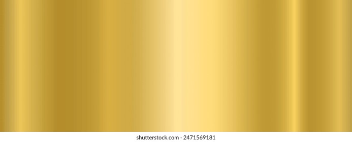 Metallic gradient effect for the design of text and bulletin boards, infographics. Metallic gold gradient. Vector Eps 10.