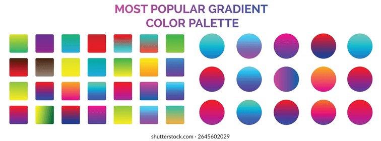 Metallic gradient foil background. most popular gradient. Gold, Pink gold, Silver and Holographic metal vector template