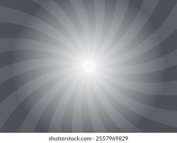 Metallic gray color sunburst background. Abstract pink sunbeams design wallpaper. Colorful spinning lines for template, banner, poster, flyer. 