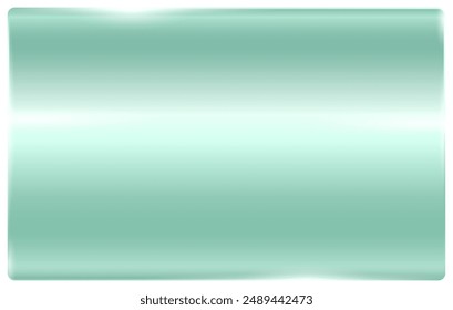 Metallic green gradient. A pattern of shiny metallic gradient. A plate with a foil texture. Vector illustration.
