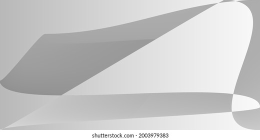 Metallic Grey Digital Futuristic Gradient Mesh. Fluid Shape Dynamic Silver Blurred Background. Monochromatic Modern Minimal Gray Illustration. Alluminium Layers Smooth Technology Modern Design.