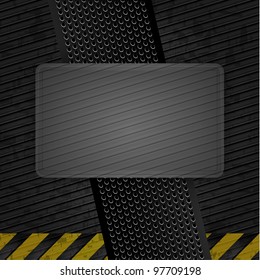 Metallic grunge template, iron background sheet