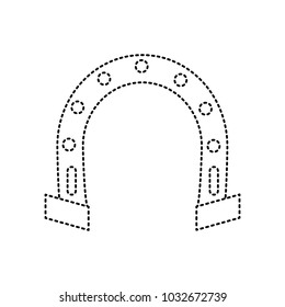 Metallic horseshoe symbol