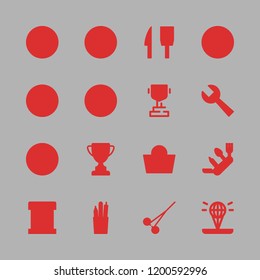 metallic icon set. vector set about pens, scissors, carts and sharpener icons set.