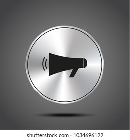 metallic isolated on dark background