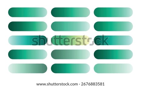 Metallic Jade Green Gradient Collection